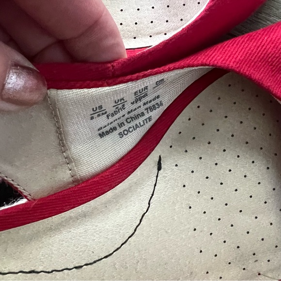 Life Stride Socialite Red Wedge Espadrille NWOT - Picture 6 of 6